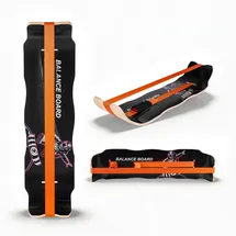Vevor Balance Board Orange Schwarz 107 cm