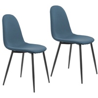 HTI-Living Esszimmerstuhl Stuhl Savannah Webstoff Blau (Set, 2 St), Esszimmerstuhl blau