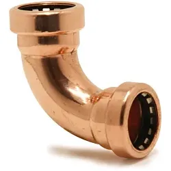 Seppelfricke Tectite Sprint Bogen TT09015 90 Grad, 15 mm, Kupfer, Innen/Innen