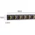 Wohnling Wandgarderobe 60 x 10 x 8 cm Schwarz