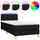 vidaXL Boxspringbett 100 x 200 cm Schwarz