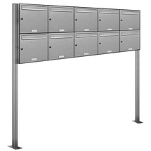 AL Briefkastensysteme 10 Fach Briefkastenanlage DIN A4 modern