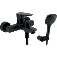 NOVASERVIS Metalia 58 - badmengkraan met accessoires, zwart