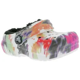 Crocs Classic Lined Tie-Dye Clog Mehrfarbig 22