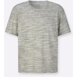 Sieh an! Schlafanzug-Shirt Kurzarm Grau 52/54