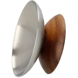 Zack Kover Wandhaken 75 cm Edelstahl Akazienholz