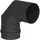 Jeremias Pellet-Line Winkel 90° Edelstahl 0,19 x 0,19 m schwarz