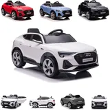 ES-Toys Kinderfahrzeug Elektro Auto Audi E-Tron" Weiss 3 Jahre | Gr.: onesize