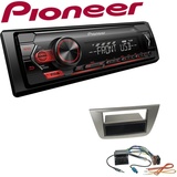 Pioneer 1-DIN Autoradio USB AUX Android Set für Seat Altea Altea XL anthrazit