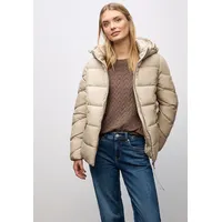 STREET ONE Damen, Kurze Steppjacke Beige 42