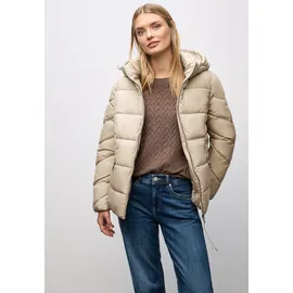 STREET ONE Damen, Kurze Steppjacke Beige 42
