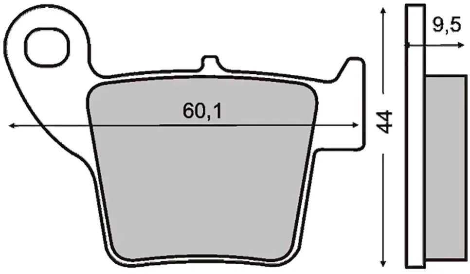 Rms Honda Cr 250cc 225100663 Sinterbremsbeläge - Multicolor - One Size