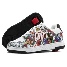 BREEZY ROLLERS Schuhe mit Rollen Rollschuhe Sneaker Heelys 2-in-1 Kinderschuhe Rollschuhe 38 EU