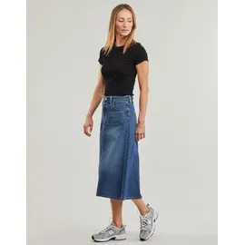 Levi's Levi's® Jeansrock »HR A LINE DECON SKIRT«, in trendy Midi-Länge mit ausgefranster Kante Levi's® MID MORNING 27