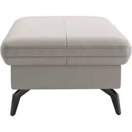 sit&more Polsterhocker SIT & MORE "Morris", grau (light grau), B:103cm H:47cm T:69cm, Hocker, Polsterhocker, wahlweise mit praktischen Stauraum