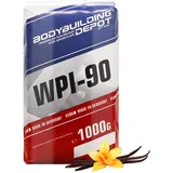 Bodybuilding Depot Whey Isolat, 1000 g Papiertüte, Natural Vanillin