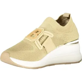 Laura Biagiotti Bequemer Plateau-Sneaker Damen Beige 40