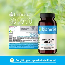 Bioherba Astragalus Kapseln 300 mg 100 St.