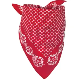 Stylebreaker Bandana Rot/Weiß Einheitsgröße