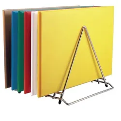 Set mit 6 professionellen Schneidebrettern 530 x 320 x 20 mm mit Unterstützung - Equipementpro