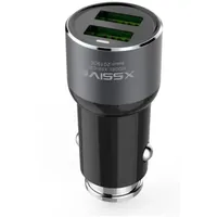 COFI 1453 Dual KfZ Schnelladegerät Autoladegerät mit USB-C Kabel