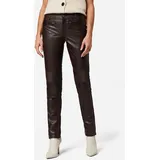 Ricano Lederhose Slim Fit Braun L