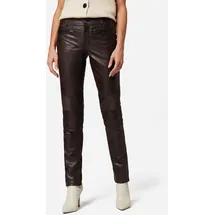 Ricano Lederhose Slim Fit Braun L