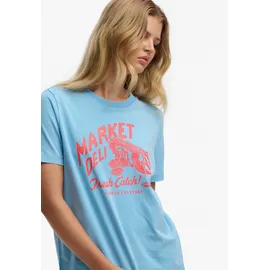 Superdry Roadside Trade Relaxed Tee Blau L