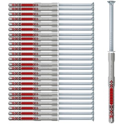 Fischer Langschaftdübel duoxpand 10 x 120 T Senkkopfschraube - 25 Stück - 562157