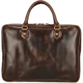 Buckle & Seam Businesstasche Cali Dot Laptopbag Brown