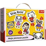 Trefl Die fröhliche Kätzchen Kätzchen Kicia Kocia Puzzle 4 Sets