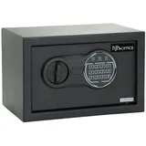 HJH Office Tresor Safe COMPACT III Stahl Schwarz Möbeltresor Elektronik Schloss 20x31x20cm, 830040