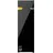 WD Black Glass E Kühl-Gefrierkombination (250 l, 1800 mm hoch, Schwarz)
