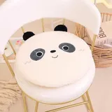 Sarah Duke Sitzkissen Kinder, Rund Stuhlkissen Cartoon Tier Bodenkissen Kinder Stuhl Sitzpolster, Tatami Sitz Auflage Memory-Schaum Sitzkissen für Kindergärten Kinderzimmer Deko (Panda)