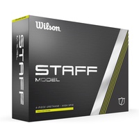Wilson Unisex-Adult Staff Model Golfball, Gelb, No Size