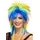 Smiffys 80er Regenbogenpunk Perücke, Mehrfarbig Halloween