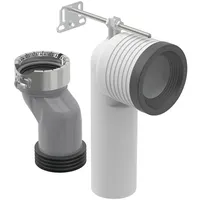 Geberit Universal Anschlussbogen-Set, für Stand-WC, 152063001,