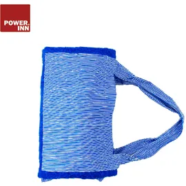 POWER INN Strandtuchtasche ca. 95x178cm | Blau/Blau | Liegehandtuch 3 in 1