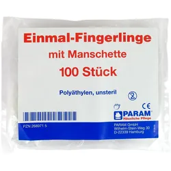 Fingerling Einmal Plastik