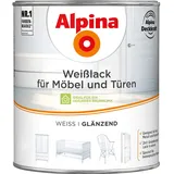 Alpina Weißlack für Möbel und Türen 2 l glänzend
