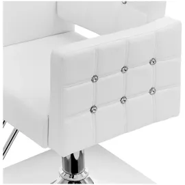 Physa Friseurstuhl Cottam mit Fußstütze - Sitzhöhe 45 - 55 cm - 150 kg - Weiß PHYSA COTTAM WHITE