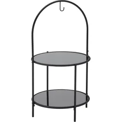 Beistelltisch Nobile Etagere Schwarz