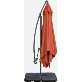sweeek Sonnenschirm 300 x 300 cm Terrakotta