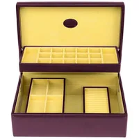 Windrose Schmuckschatulle Merino Moda Charmbox Aubergine