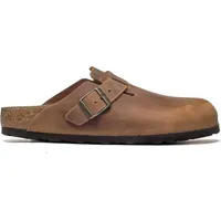 Birkenstock Boston geöltes Leder Herren Clogs, Größe:38 EU - Braun - 38