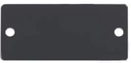 Kramer Wandplatten-Einsatz W-BLANK(W)