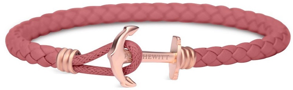 Paul Hewitt PH-PHL-L-R-RB Ankerarmband PHREP Lite Himbeer/Rosé, 16 cm