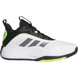 adidas Own The Game 3 Mid-Top Basketballschuhe Herren JS2173 - cloud white/core black/lucid lemon 46 2/3