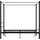 vidaXL Himmelbett Schwarz Metall 120x200 cm