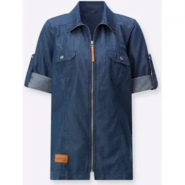 Casual Looks WITT WEIDEN Blusenjacke in blue-stone-washed | Gr.: 44